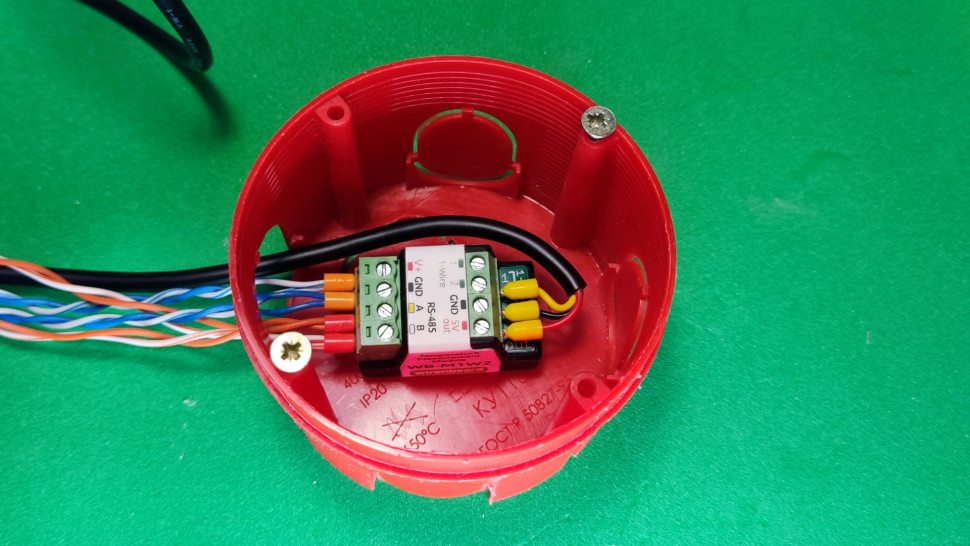 Modbus RTU Bus coupler WB-M1W2 v.3