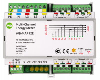 Wiren Board Multi-circuit energy meter with RS-485, Modbus RTU, WB-MAP12E