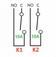 Plug-in module WB-MRM2-mini/NO - Relay with normally open contacts, 10A 230 VAC
