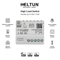 High Load Switch 1 Channel (1x16A) Heltun HLS1-ZW