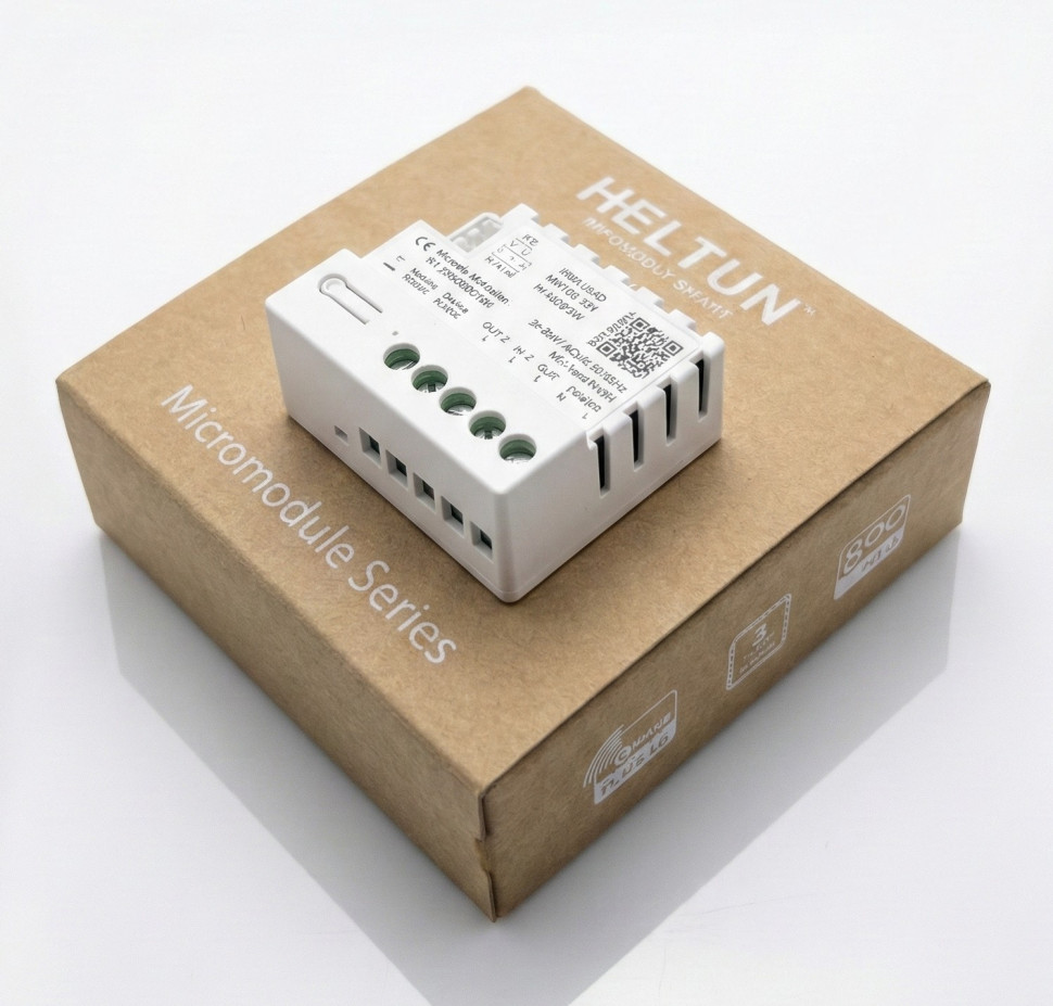 Double High Load Switch (2x16A) Heltun HLS2-ZW