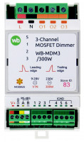 Wiren Board Modbus RTU  3-channel dimmer for 230 V LED bulbs and incandescent lamps WB-MDM3