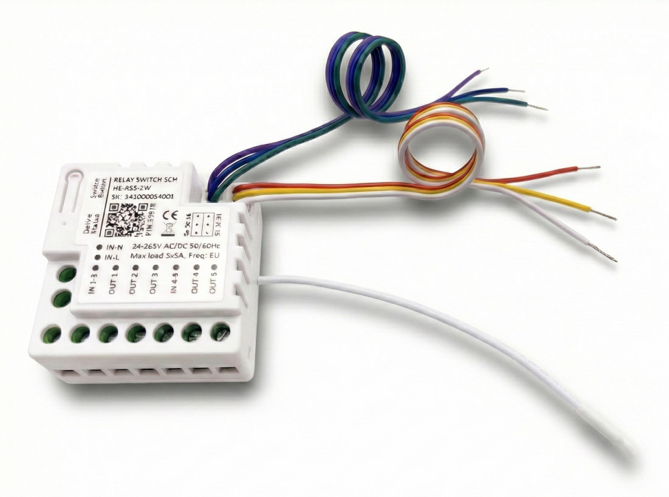Relay Switch Quinto 5 Channel (5x5A) Heltun RS5-ZW