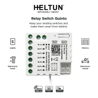 Relay Switch Quinto 5 Channel (5x5A) Heltun RS5-ZW