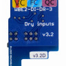 Wiren Board “Dry contact” input extension module WBE2-DI-DR-3