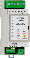 Wiren Board Сompact RS-485, Modbus RTU Relay module / 6 relay WB-MR6CU v.2