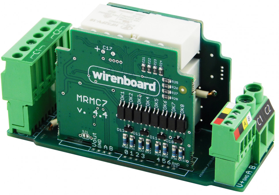 Wiren Board Сompact RS-485, Modbus RTU Relay module / 6 relay WB-MR6CU v.2 Wiren Board Сompact RS-485, Modbus RTU Relay module / 6 relay WB-MR6CU v.2