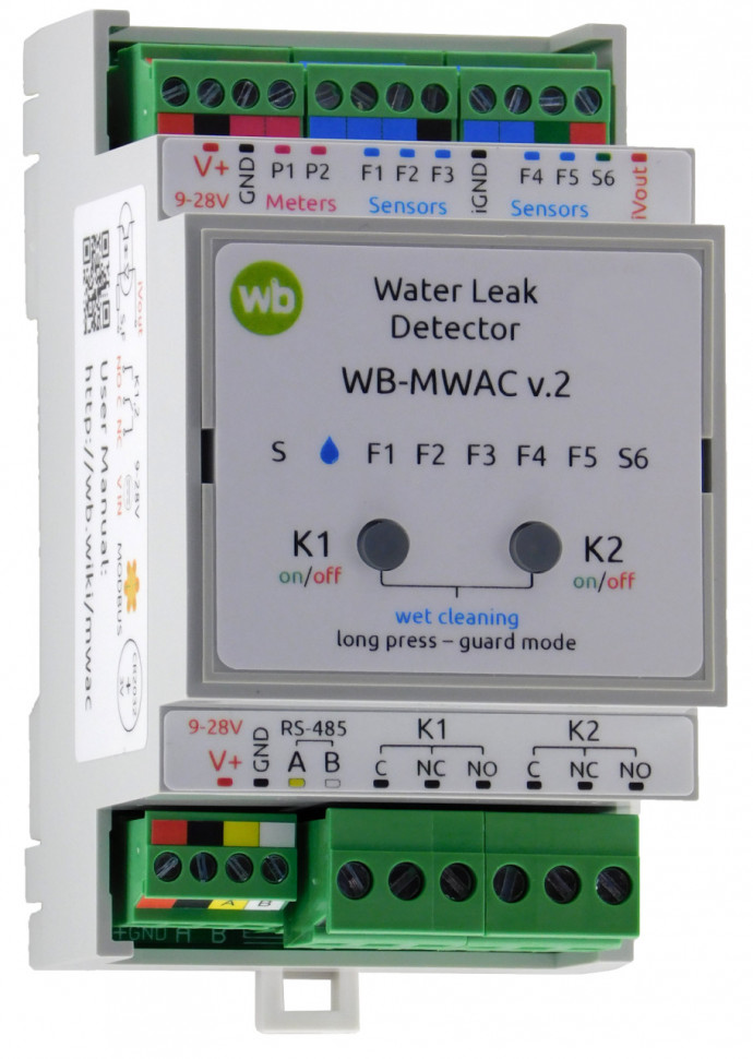 Wiren Board  water metering and leakage control WB-MWAC v.2