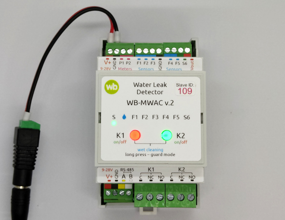 Wiren Board  water metering and leakage control WB-MWAC v.2