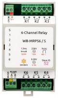 Wiren Board RS-485, Modbus RTU Relay module WB-MRPS6/S